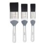 Harris 3-Pack Gloss Flat Brush Set (1in, 1.5in, 2in)