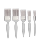Harris Essentials Walls & Ceilings Paint Brush Set Pack of 5 0.5, 1, 1.5, 2