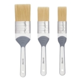 Harris Seriously Good Woodwork Stain & Varnish Brushes, 3-Pack, Grey