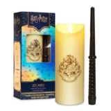 Harry Potter LED Candle with Wand Remote, Hogwarts Crest