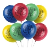 Harry Potter Latex Balloons, 30 Cm, Multicolour, Pack of 8