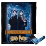Harry Potter Silk Touch Throw Blanket, 50 x 60, Ron and Hermione
