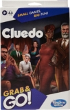 Hasbro Gaming Cluedo Grab and Go Game, Portable Game for 3-6 Players, Travel Game for Kids – English Version