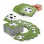 Healifty Soccer Napkins, 100 Pack, 13×13 Inches