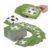 Healifty Soccer Napkins, 100 Pack, 13×13 Inches