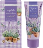 Heathcote & Ivory Hand Cream 100ml, Lavender Scented Moisturiser, Shea Butter, Essential Oil, Argan Oil, Travel Size, Vegan and Cruelty Friendly, Beauty Gift for her