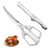 Heavy-Duty Kitchen Shears BBQ Tongs Set – Multipurpose Poultry Shears丨Non-Slip Tongs, Meat Scissors – Sold by Sarvvte Flagship Store / FBA
