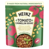 Heinz Cannellini Beans with Onion & Garlic / Black Beans with Chipotle Chilli – Meal for One (£1.27/£1.42 S&S)