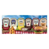 Heinz Sauce Selection Pack 6x220ML (Tomato Ketchup, Barbeque, Mayo, American Burger, Yellow Mustard & Pepinillo Cetriolino) Liverpool