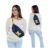 Helix Official Michigan College Style Cross Body Bag With 2 Zip Compartments