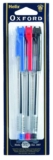 Helix Oxford Ballpoint Pens (Pack of 6 in Assorted Colours) or Black only – 95p-90p Max S&S