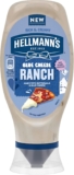 Hellmanns Blue Cheese Ranch Sauce made with Buttermilk for a tangy, bold burst of flavour 430 ML