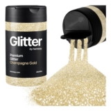 Hemway Champagne Gold Glitter Shaker, 130g