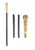 Henbrandt Black & Gold Top Pimp Cane Stick 81cm / Sold By The Costume and Party Store FBA