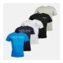 Henleys Mens Multhen Five Pack T-Shirts Assorted
