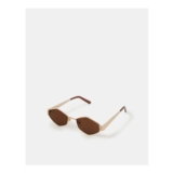 Hexagonal Metal Sunglasses
