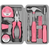Hi-Spec Pink Small Tool Kit for Home DIY, Repairs & Crafts 24pc – Apollo Fulfilment Ltd – FBA