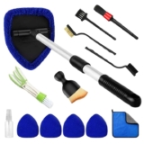 HiNADA 13pcs Car Cleaning Kit, Car Window Cleaner Tool, Interior Exterior Car Detailing Brush Dust Removal Brushes Sold by Matong-Uk / FBA