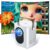 HiResPix Mini Projector 1080P Full HD WiFi6 Bluetooth 5.2 Electric Focus with 4P Keystone – White T3