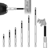 High Magnetic Screwdriver Drill Bit Set, Universal Anti-Slip Magnetic Electric Screwdriver Set for Various Sizes – Sold by Linddersen / FBA