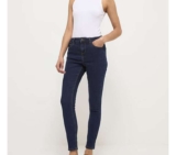High Waisted Skinny Jeans in Black / Indigo / Mid Wash, sizes 8 – 24 (Free C&C)