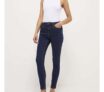 High Waisted Skinny Jeans in Black / Indigo / Mid Wash, sizes 8 – 24 (Free C&C)
