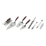 Hilka 66416006 6 PCE Soft Grip Trowel Set, Blue