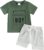 Himllauen Infant Baby Boys Shorts Set Short Sleeve Crew Neck T-shirt Elastic Waist Shorts Summer Outfit for Newborn Toddler