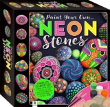 Hinkler Paint Your Own Neon Stones Rock Painting Kit Creative Kids Arts and Crafts Art Projects Kits for Adults Painting Sets