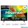 Hisense 43E78QTUK PRO 43 Inch QLED HD Smart TV 5 Year Warranty