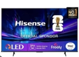 Hisense 55 Inch 55E78QTUK PRO 144Hz Smart 4KUHD HDR QLED Freely TV – With Code In App