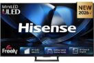 Hisense 55U7QTUK (£100 Cashback – Free Xbox Controller) 55 ULED Mini LED 144Hz Smart Television, 4K Ultra HD, Grey, E Rated