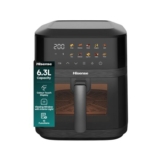 Hisense 6.3L Air Fryer – 1800W Energy-Saving Colour Touch Display Cooker