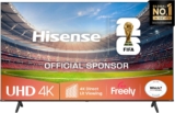 Hisense 65 65A6QTUK 4K Ultra HD Smart AI TV – Hi-View AI Engine, precision colour, AI smooth motion, sports mode with Freely, Disney, YouTube, Netflix