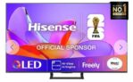 Hisense 65 Inch 65A7QTUK Smart 4K UHD HDR QLED Freely TV – With Code In App