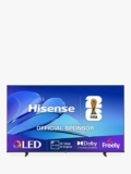 Hisense 65E7QTUK (2025) QLED HDR 4K Ultra HD Smart TV, 65 inch, Black