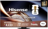 Hisense 75 75U8QTUK MiniLED QLED 165Hz Smart AI 4K TV – Hi-View AI Engine PRO, 165Hz Game Mode Ultra, 4.1.2 Channel, Dolby Atmos