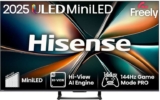 Hisense 75U7QTUK 75 Inch Mini LED 144Hz HD Freely Smart TV, 2.1CH 40W, Dolby Atmos, DTS Virtual X Decoding – 5YR Warranty – Checkout Price