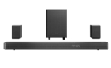 Hisense AX5125H 5.1.2 Channel 500W Dolby Atmos Soundbar with Wireless Subwoofer& Up Firing Speakers& Turly Wireless Rear Speakers