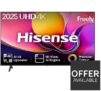 Hisense E6Q 58 4K HDR Smart TV with Freely – 2 Year Warranty