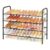 Hoctieon 4-Tier Mesh Shoe Rack, Black