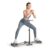 HoldOneLight Foldable Ski Machine with Adjustable Handrail, Anti Slip Pedals