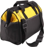 Holdfiturn 16 inch Tool Bag Hard Bottom Heavy Duty Toolbag with Pocket for Tool Storages Heavy Duty Tool Storage Organizer with Hard Base for Repairman