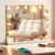 Hollywood Vanity Mirror with Lights, 5042cm Lighted Makeup Mirror for Tabletop/Wall Mounted with 14 Led Dimmable Bulbs, USB Cable, Touchscreen Control for Bedroom & Dressing Room