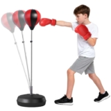 Homcom Punching Bag with Stand 126-144 cm Height Adjustable