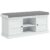Homcom Shoe Bench with Seat, Shoe Storage Bench with Cushion, 2 Cabinets and Adjustable Shelf for Entryway, Hallway, Living Room, Bedroom.