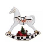 Home Stories 40cm Pre Lit LED Vintage Rocking Horse
