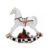 Home Stories 40cm Pre Lit LED Vintage Rocking Horse