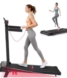 Home Treadmill Walking Jogging Pad Treadmill with Folding Handrail with code at Bigzzia Fitness Store