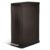 Home Zone Living 12 Gallon Slim Kitchen Trash Can with Slow Close Lid, Stainless Steel, Black